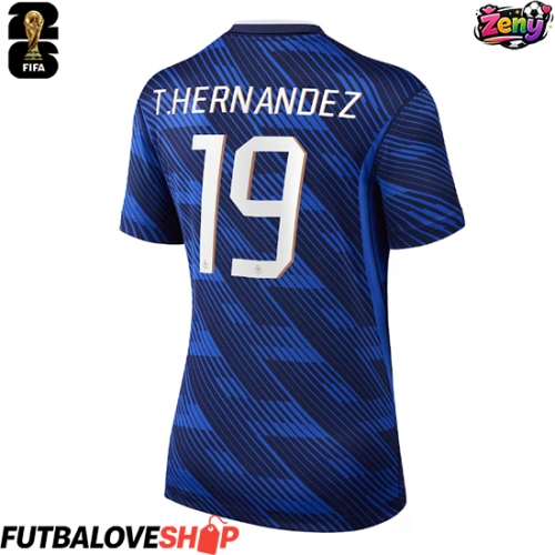 Dres Francúzsko Theo Hernandez #19 Domáci pre Ženy MS 2026 Krátky Rukáv